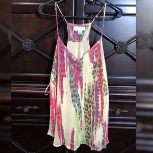 Colorful Animal Print Swing Cami